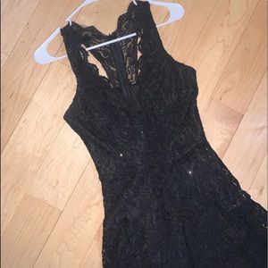 Size (7-8) black mini dress